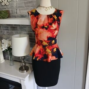 Women's Enfocus Peplum Dress Size 8P Gorgeous!